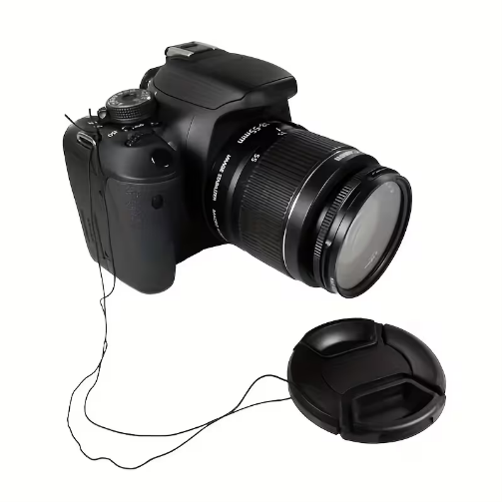 Camera Lens Cap with Safety Tether – Anti-Lost Protective Lens Cover