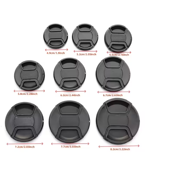 Camera Lens Cap with Safety Tether – Anti-Lost Protective Lens Cover